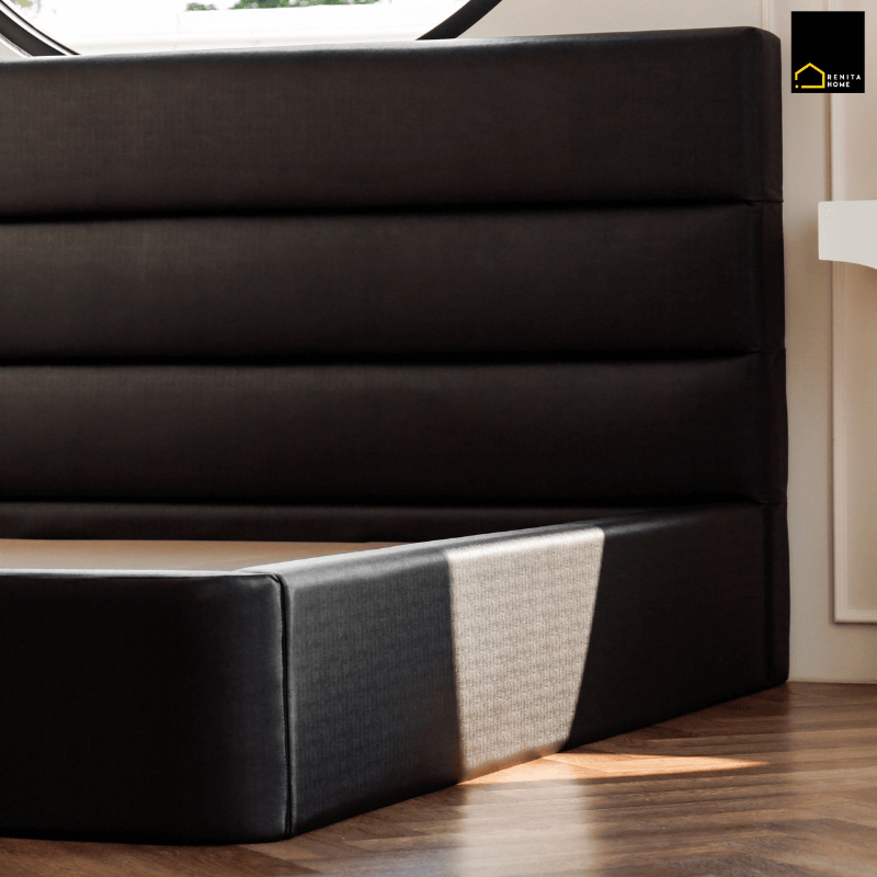 เตียงนอน 3.5 ฟุต RENITA HOME รุ่น Payton สีน้ำตาลเข้ม